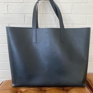 Everlane Day Market  Black Leather Tote